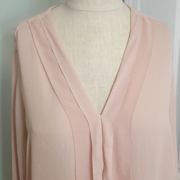 Joe Fresh Blush Blouse Sheer - Picture 2 of 7